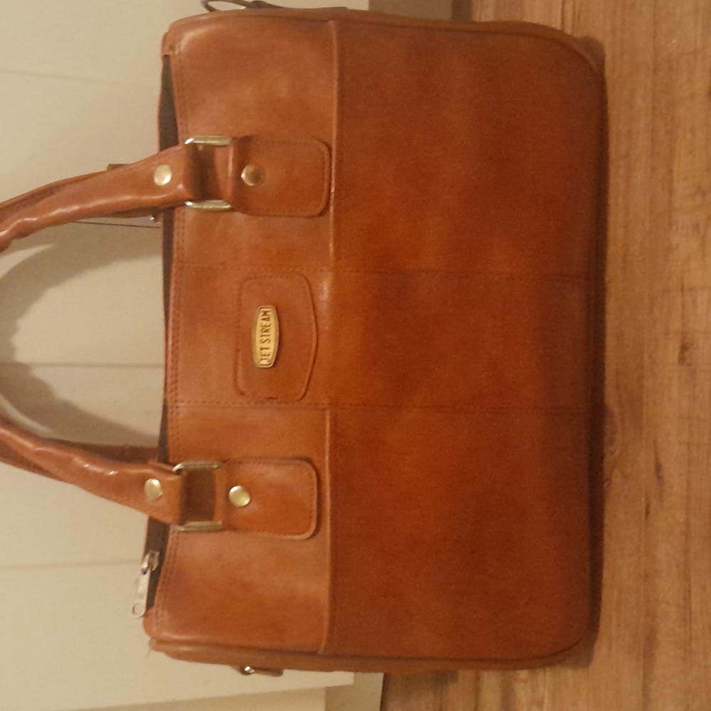 Jetstream light brown leather bag